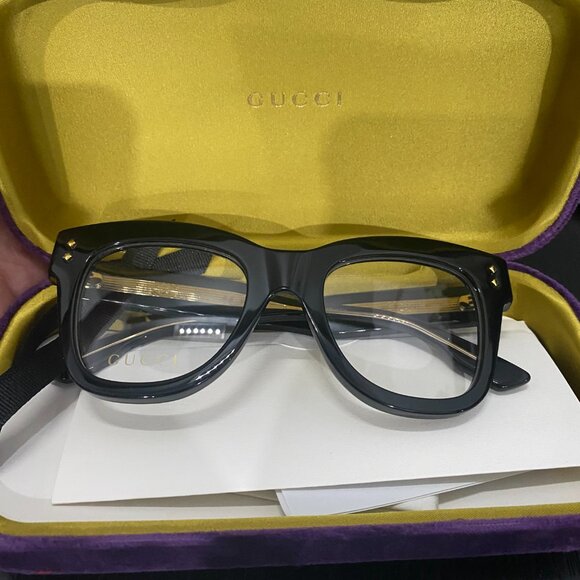 GUCCI GC001812 Designer Frames Black 100% Authentic Use the BUY NOW, PAY LATER - Picture 3 of 8